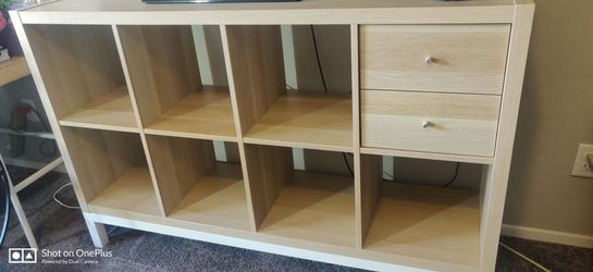 IKEA KALLAX with bottom stand and 2 Drawers!