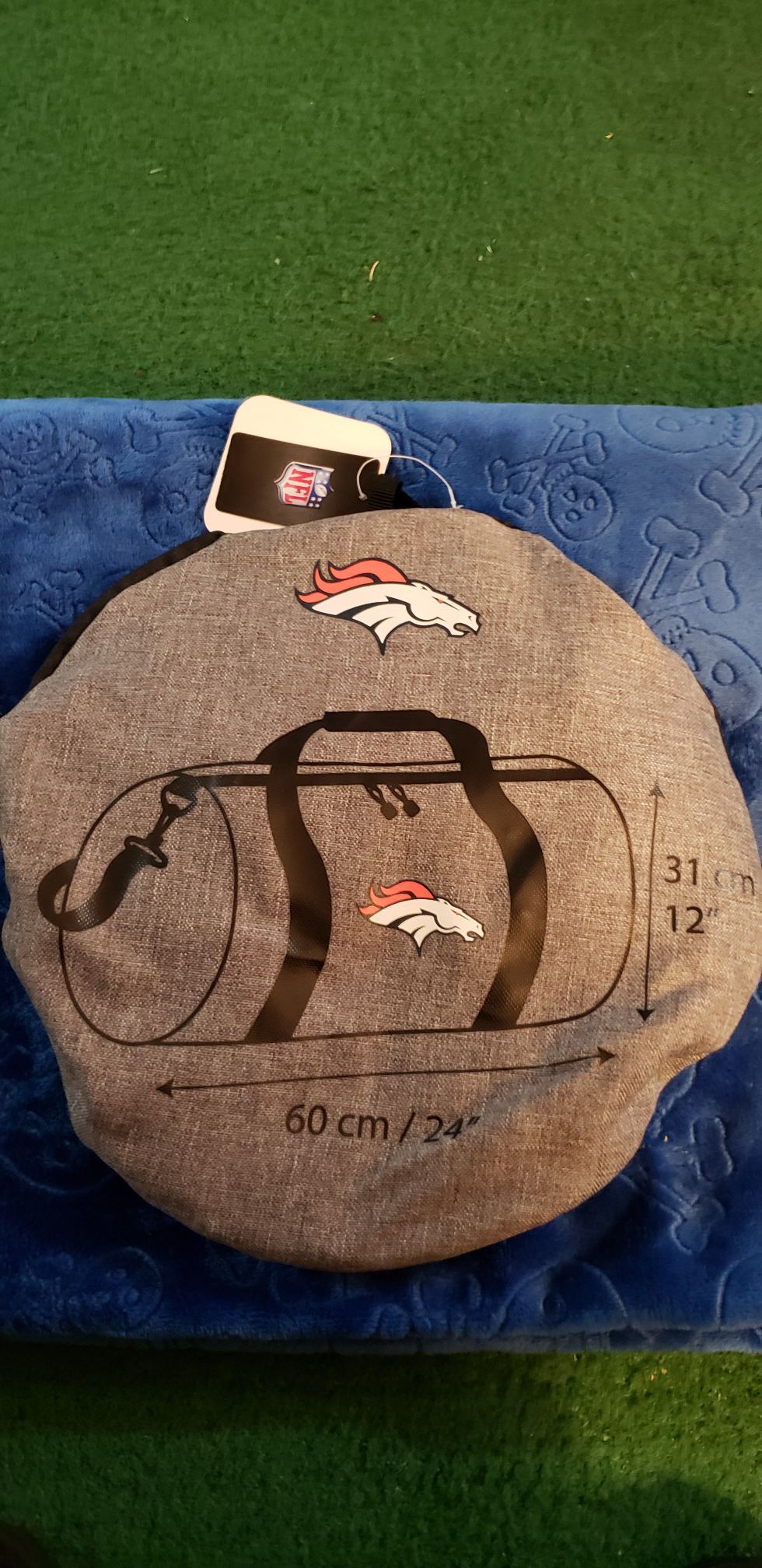 Denver Broncos duffle bag