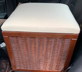 Ottoman Hamper Wicker