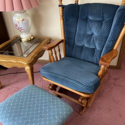 Glider/rocker and Ottoman 