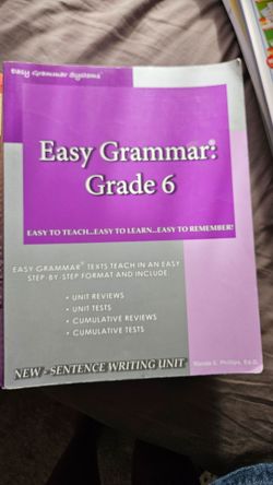 Easy grammar 6th grade homeschool curriculum