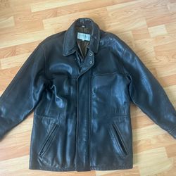 Men’s Dark Brown Leather Jacket 