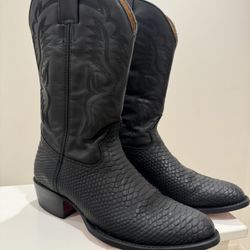 MENS COWBOY BOOT BLACK SIZE 11