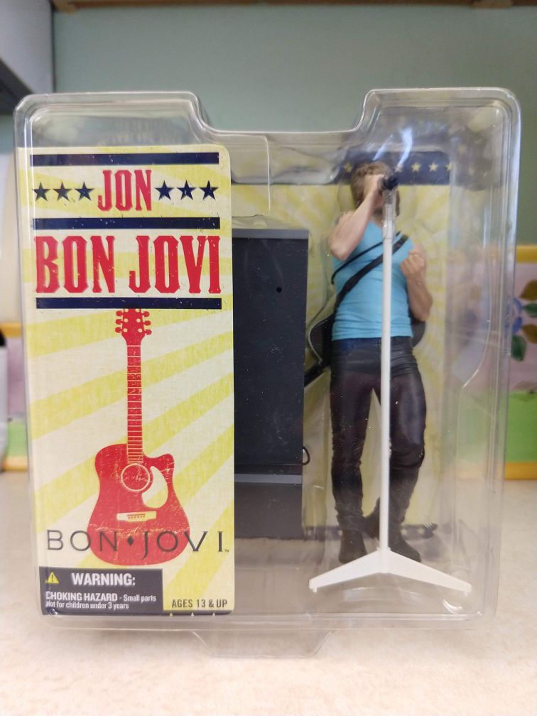 RARE Bon Jovi Richie Sambora Action Figures by McFarlane Toys