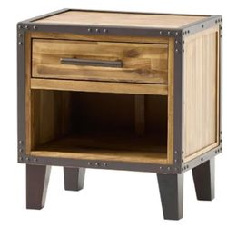 Athina Solid Wood Nightstand