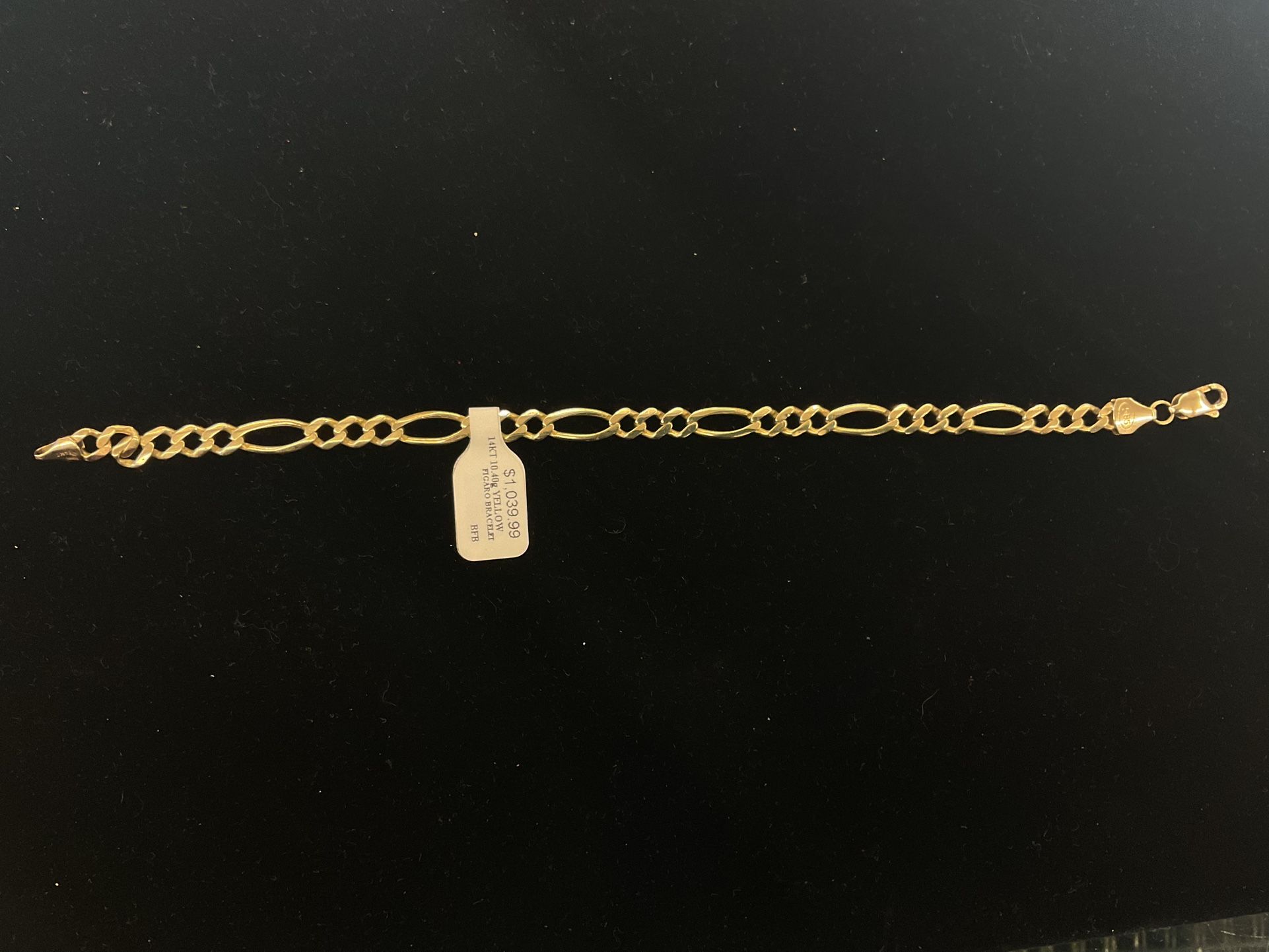 14k Figaro Bracelet 30807-1