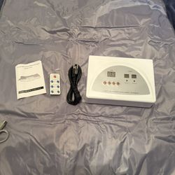 new modern infrared sauna blanket (never been used)