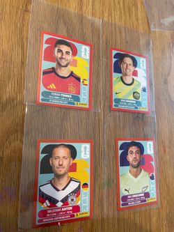 2026 Fifa soccer stickers red border lot