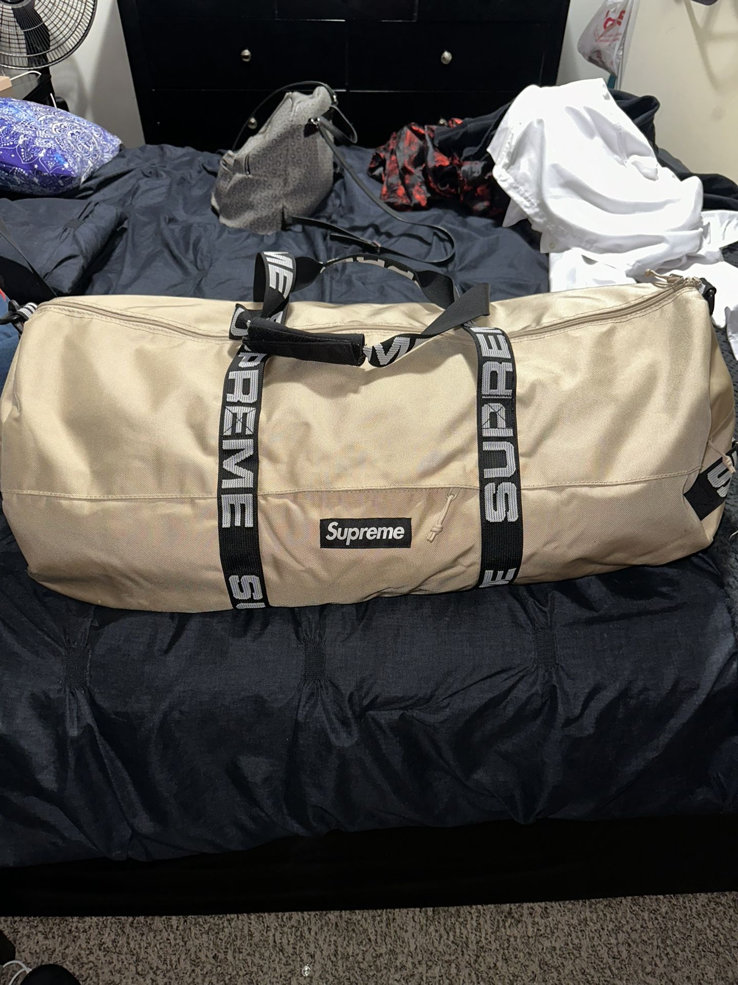 Supreme Tan Duffle Bag (SS18)