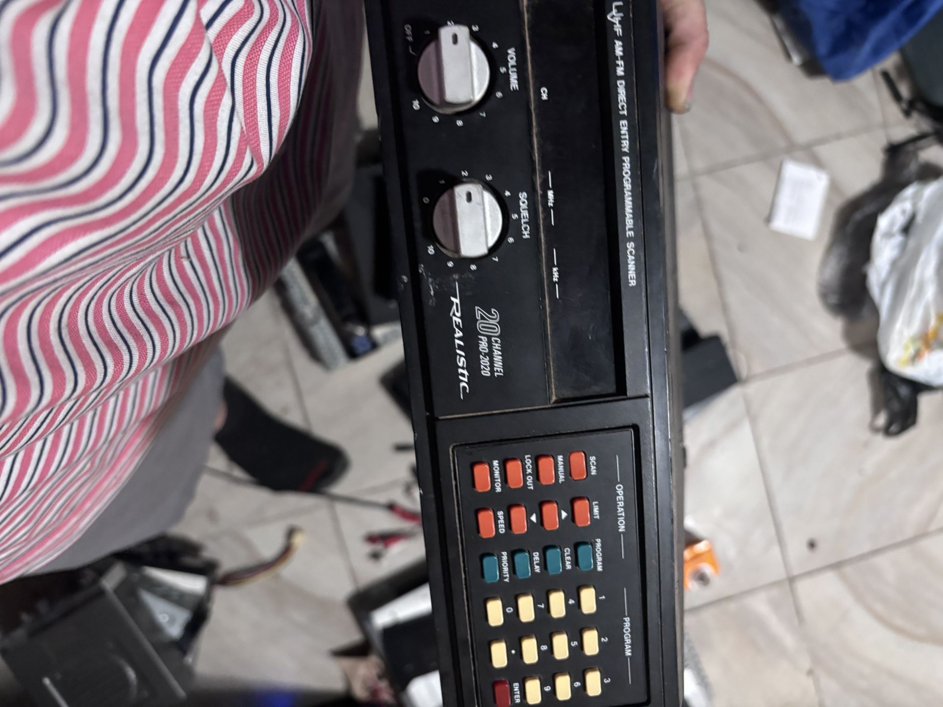 Realistic 20 Channel Pro-2020 AM-FM Direct Entry Programmable Scanner