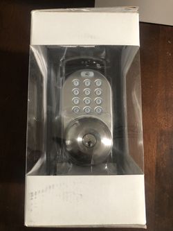 Keyless entry door handles