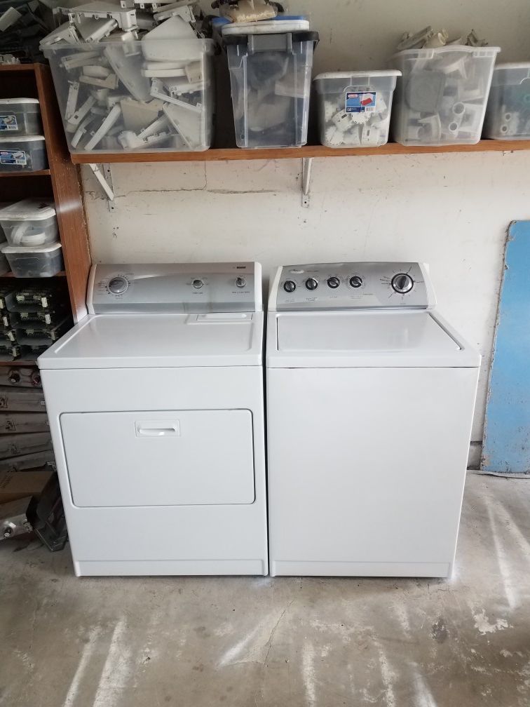 Whirlpool washer and Kenmore electric dryer
