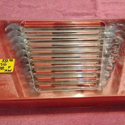 New Snapon Combo Wrench Set 5/16-7/8"  10 PC Set 