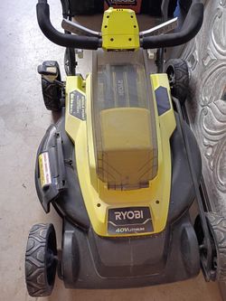 Ryobi Mower,No Battery Or Charger 