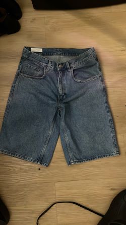 Zara Denim Jorts Size 31 Blue Wash
