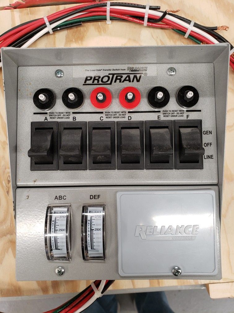 Reliance Generator Transfer Switch