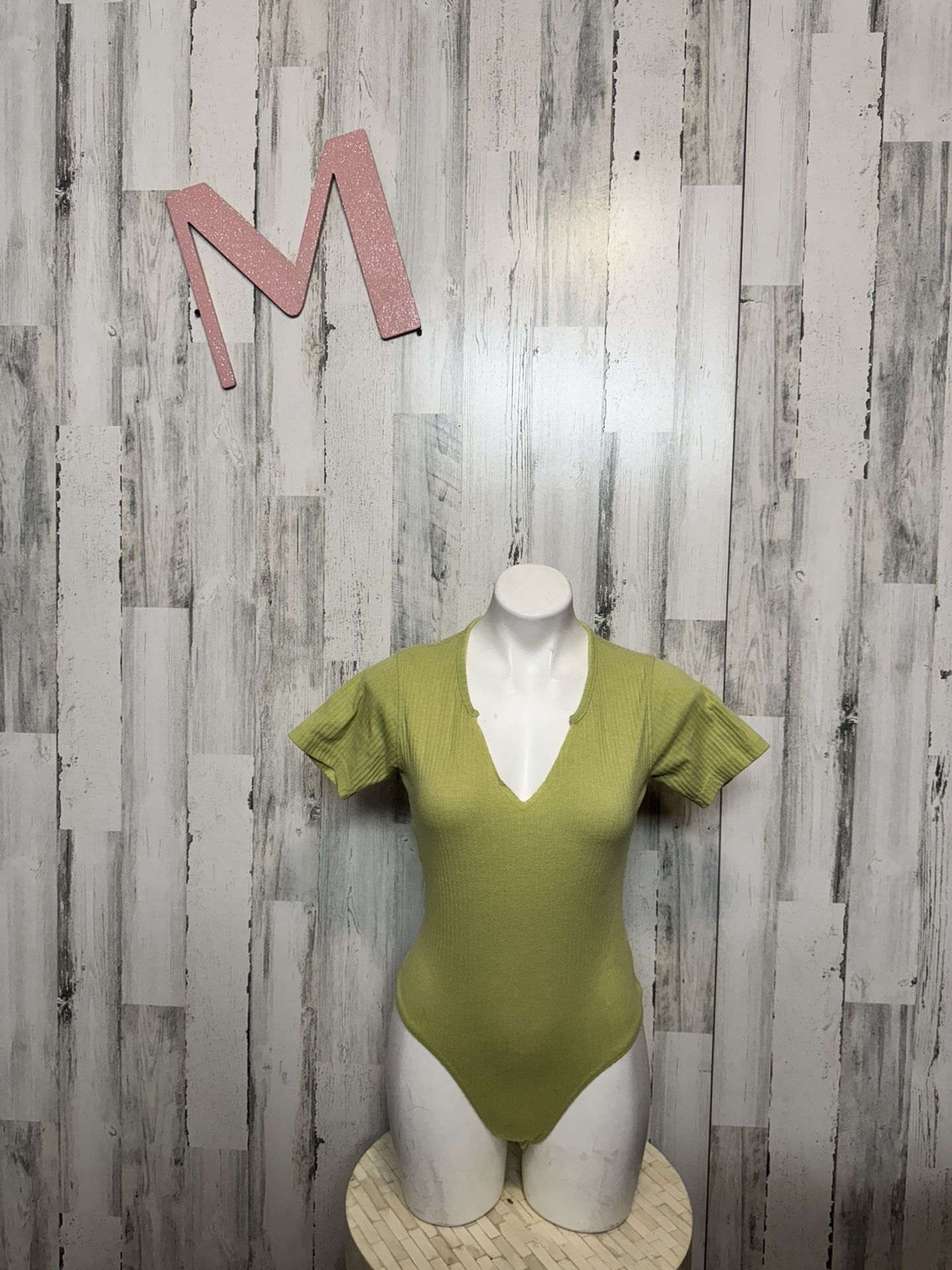 Misguided Green Bodysuit