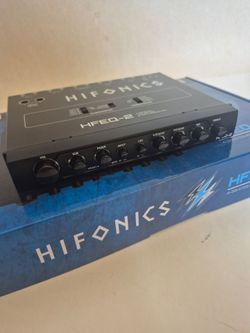 HIFONICS 4 BAND EQUALIZER WITH LINEDRIVE