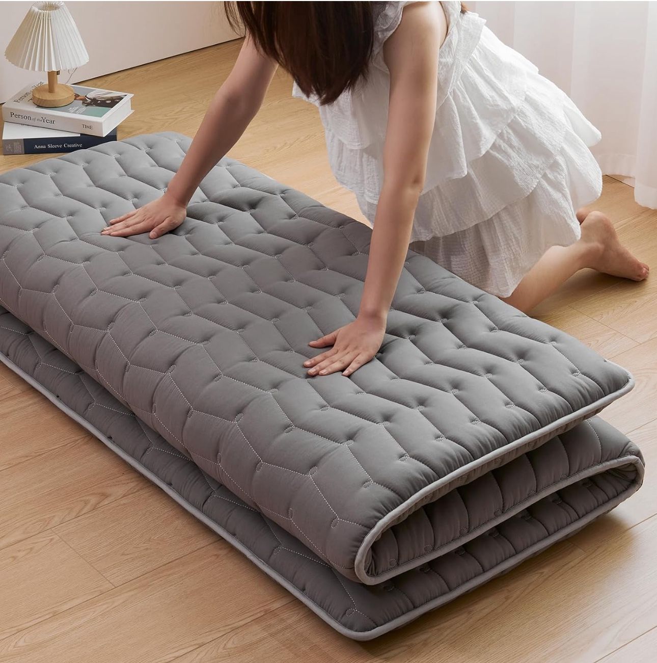 Only $45: Japanese Futon Floor Mattress Queen Size 60"x 80", 100% High Density Foam