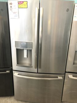 Brand New 28 Cubic Foot Stainless French Door Refrigerator