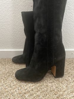 Black Suede Boots