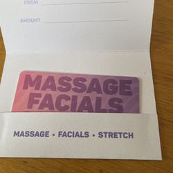 Massage Envy Gift Certificate ($100 Worth) 