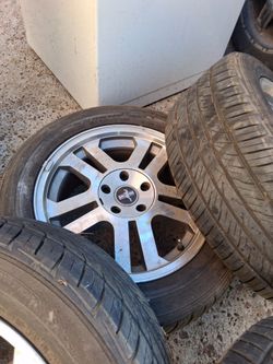 Ford mustang tires and rims