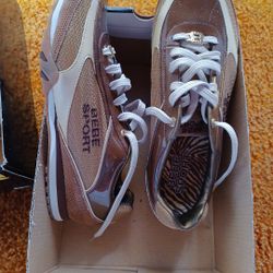  Woman's  Bebe Sport Shoes Size 10  2 For $50  Please Read Below