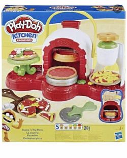 Hasbro HSBE4576 Play-Don Stamp N Top Pizza Toy