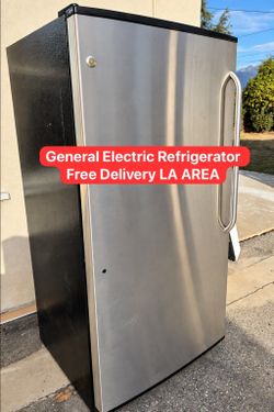 GE Stainless Steel Upright Refrigerator free delivery LA
