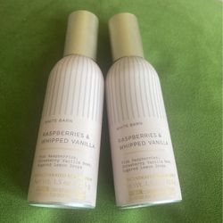 2 Raspberries & Whipped Vanilla Room Sprays 