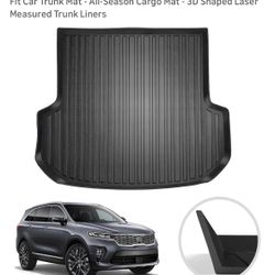 Premium Cargo Liner for KIA Sorento 5 Seat Model Trunk Layout Behind 2 Row 2016-2020 