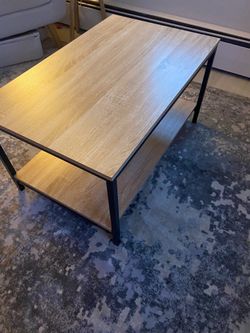 Tan coffee table