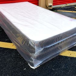 NEW TWIN MATTRESS AND BOX SPRING 😉 100% QUALITY & CONFORM 👌