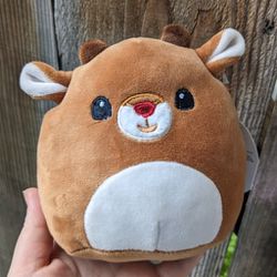 Squishmallow Rudolph The Red-nosed Reindeer 5" Plush 