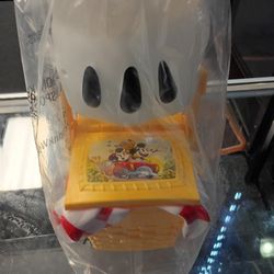 Disney Parks Mickey Minnie Perfect Picnic Basket Popcorn Bucket Runaway Railway