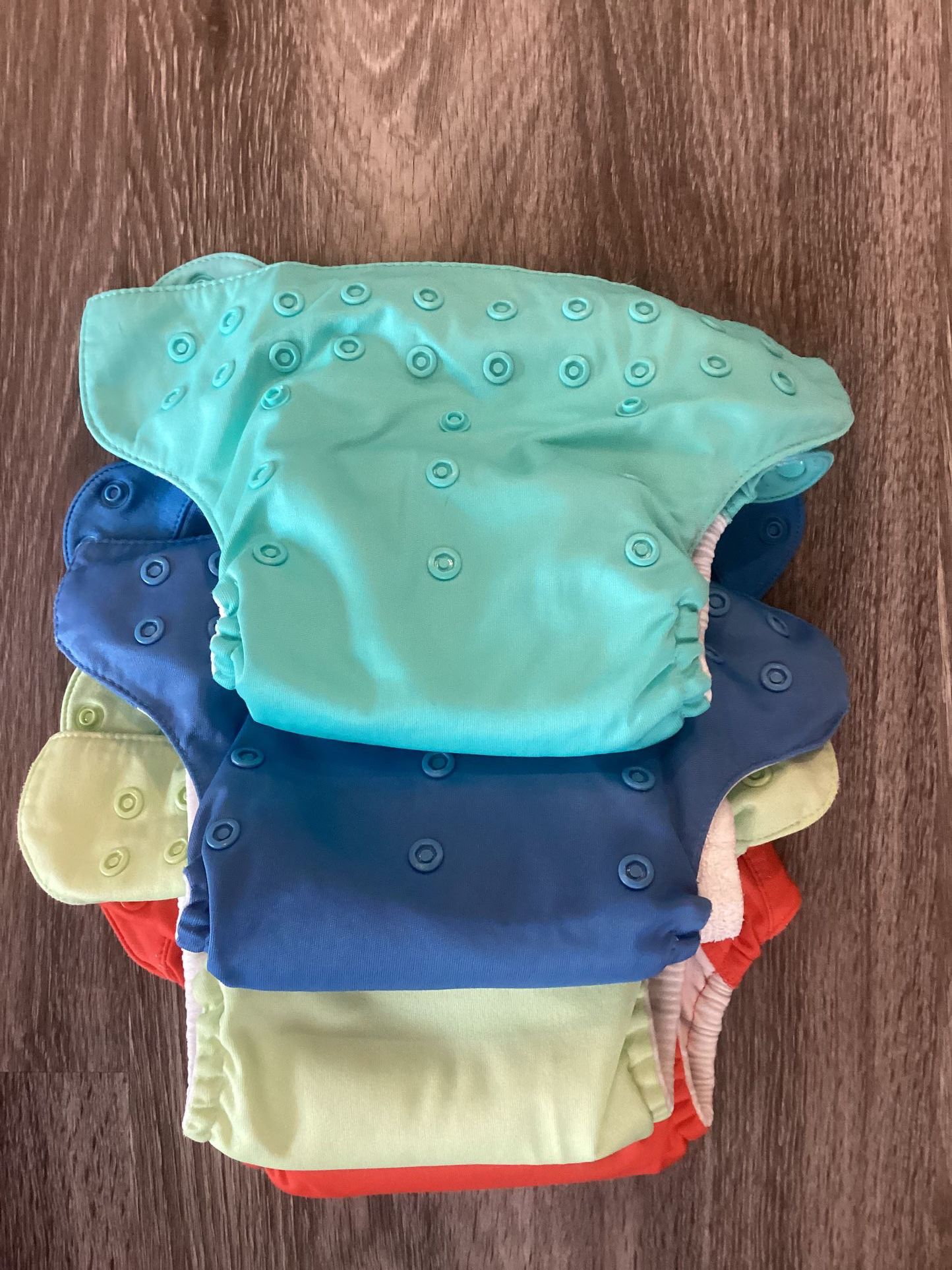 4 BumGenius Cloth Diapers All Size Fitting