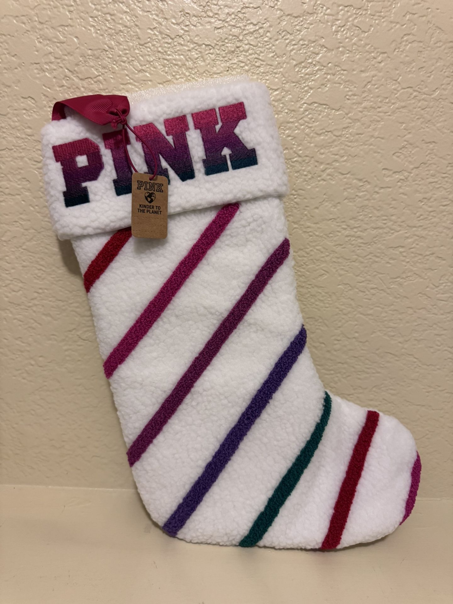 Victoria’s Secret Pink Stocking/water Bottle/blanket