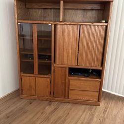 Wood Entertainment center