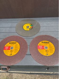 14” DeWalt Chop Saw Blades. All three $25.00