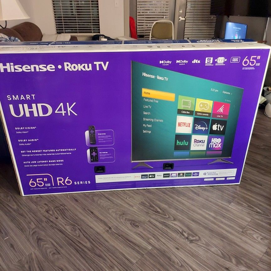 65" Hisense Roku Tv 325 Obo for Sale in Atlanta, GA OfferUp