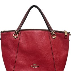 Coach Kacey Satchel Straberry Color