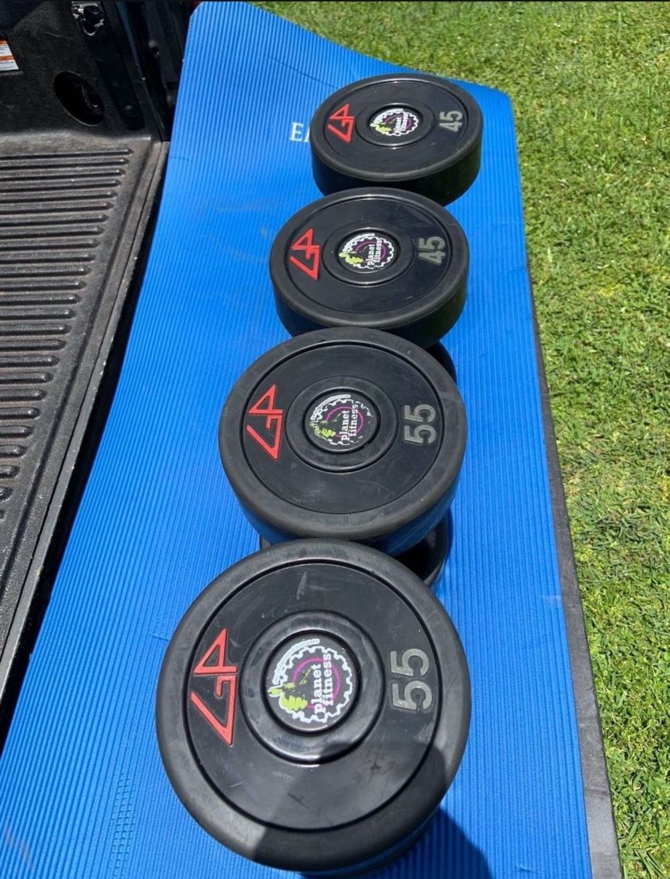 Commercial Gym Rubberized Dumbbells