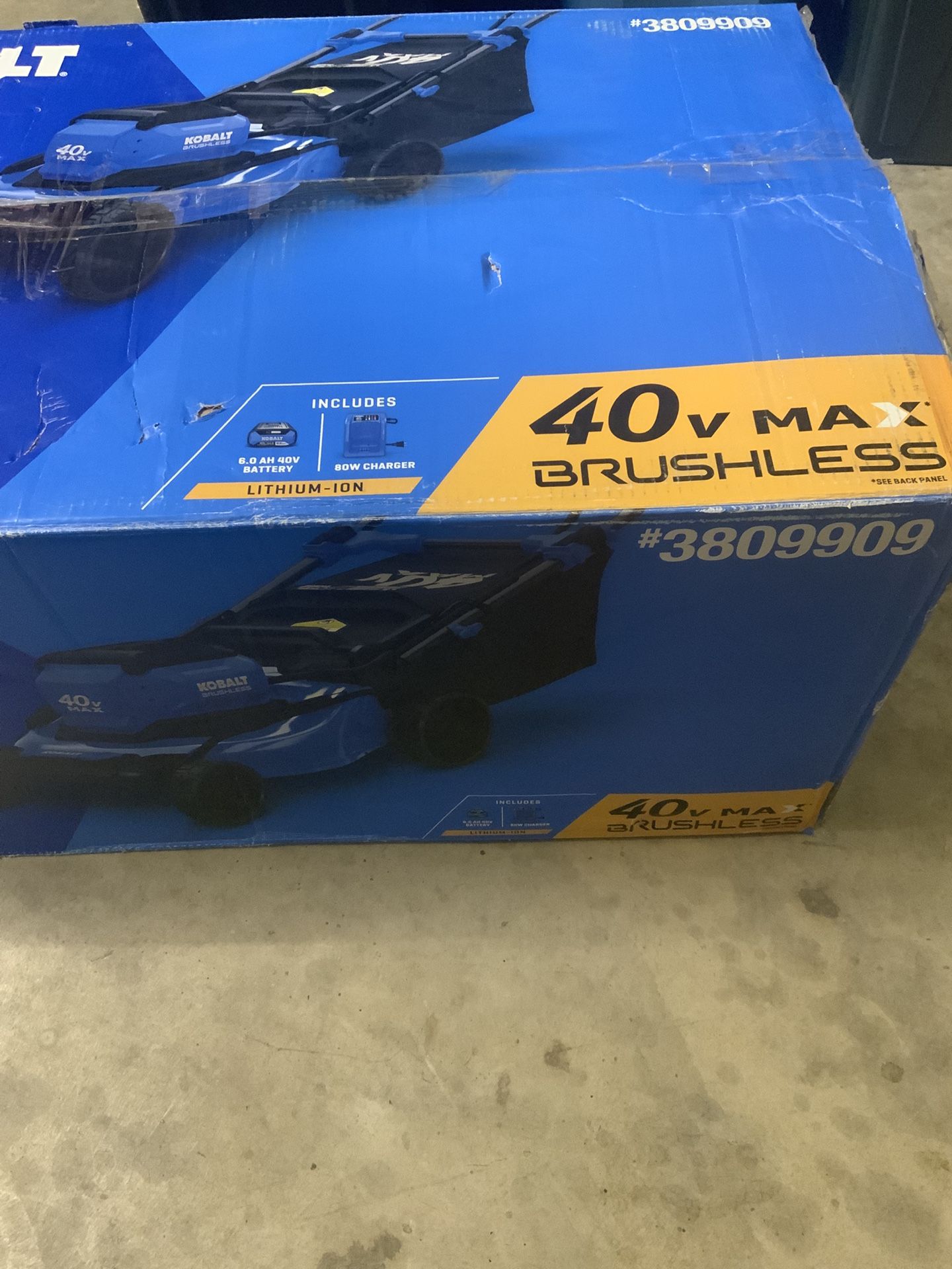 Kobalt 40V Max 20” Cordless Lawn Mower Will Include Battery And Charger