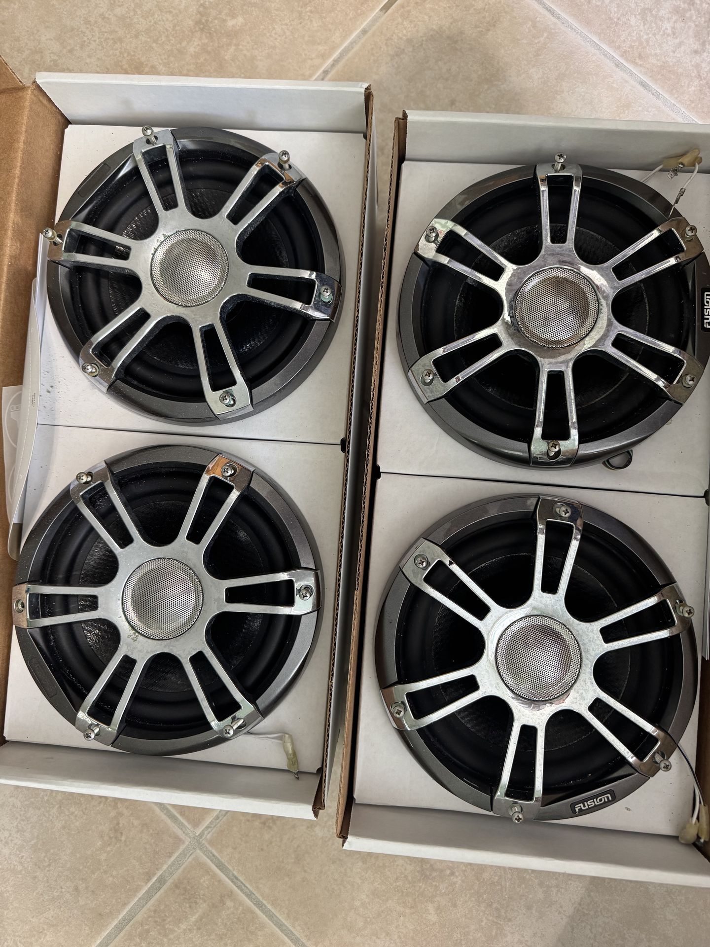 Marine speakers 8.8” (4 total)