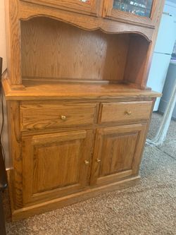 wooden cupboard