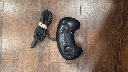 Sega Genesis 3 Button Controller Black 1650 OEM