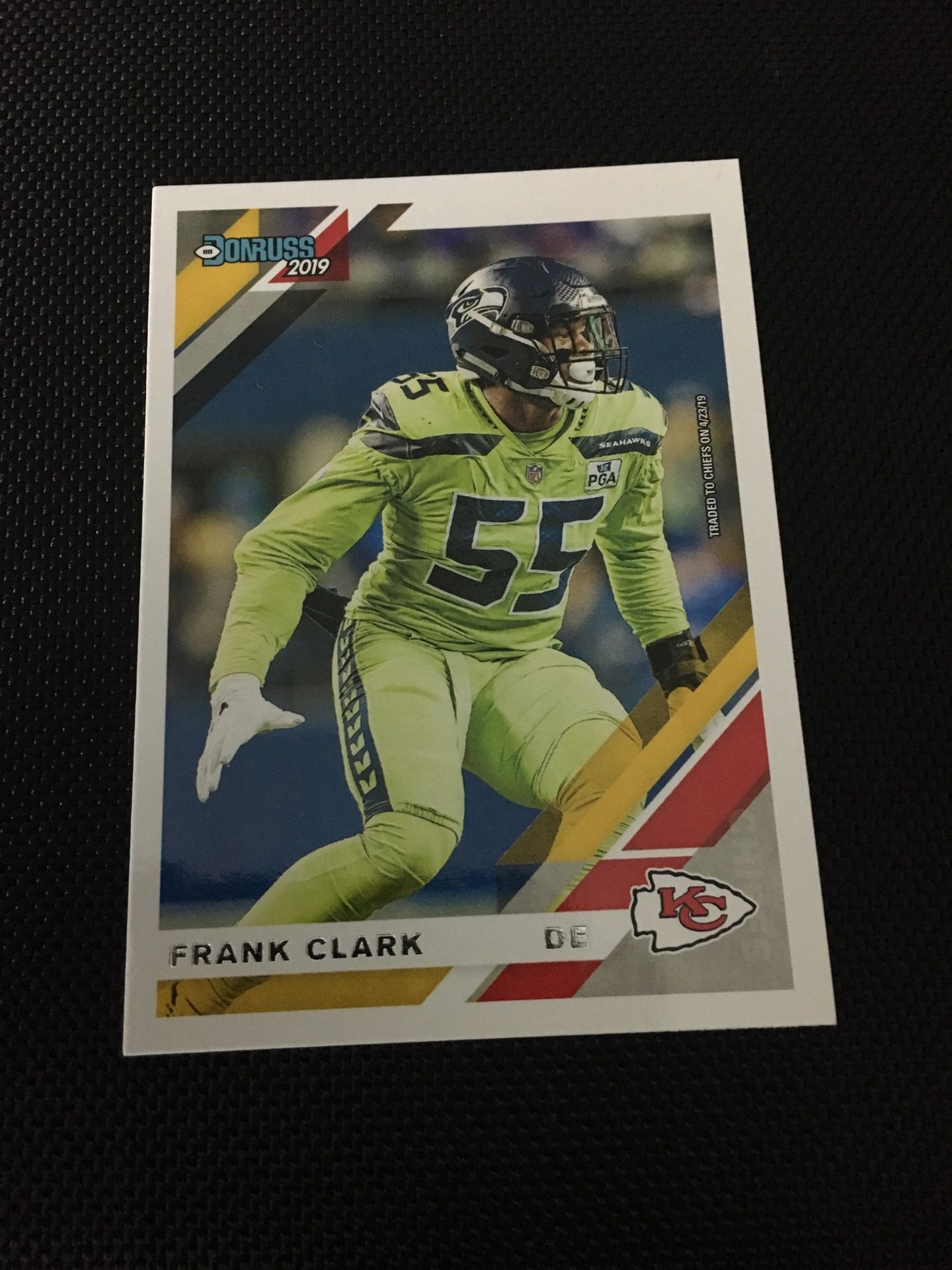 Chiefs football card