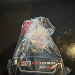New Milwaukee M12 4.0 Battery 