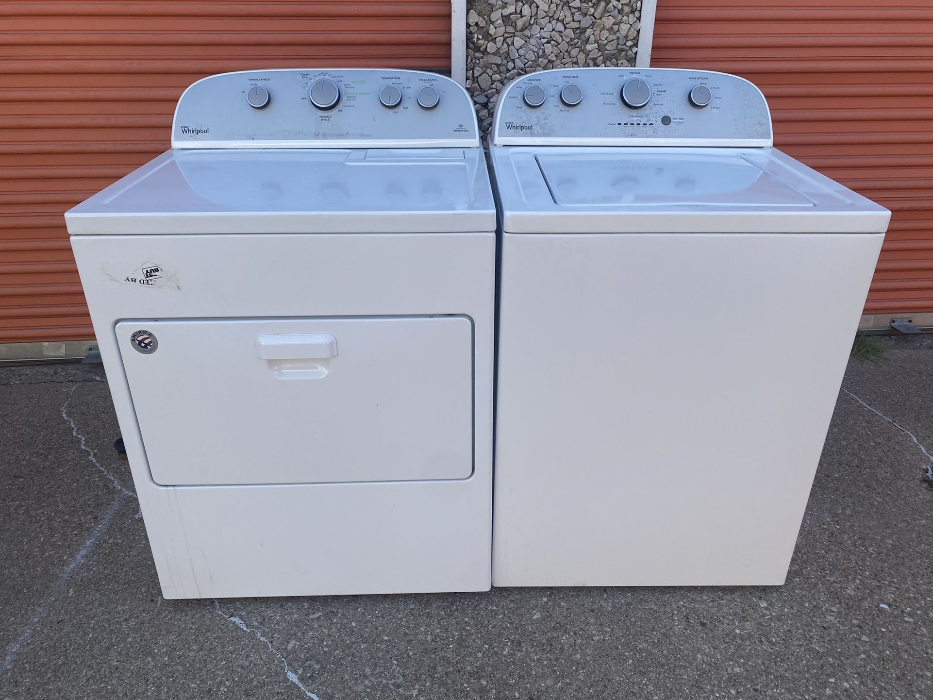 Whirlpool Washer And Whirlpool Electric Dryer